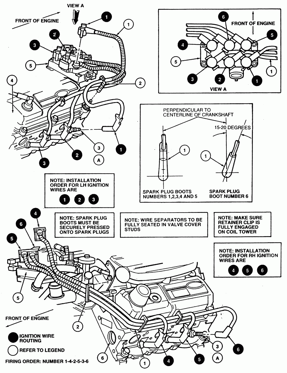 2005 Ford Freestar Spark Plug Wire Diagram | Bege Wiring Diagram