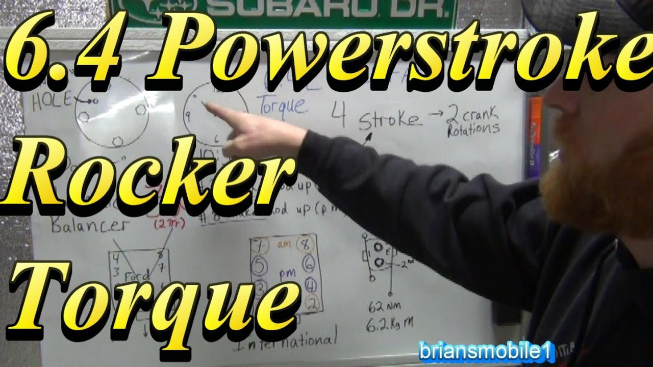 6.4L Powerstroke Rocker Torque