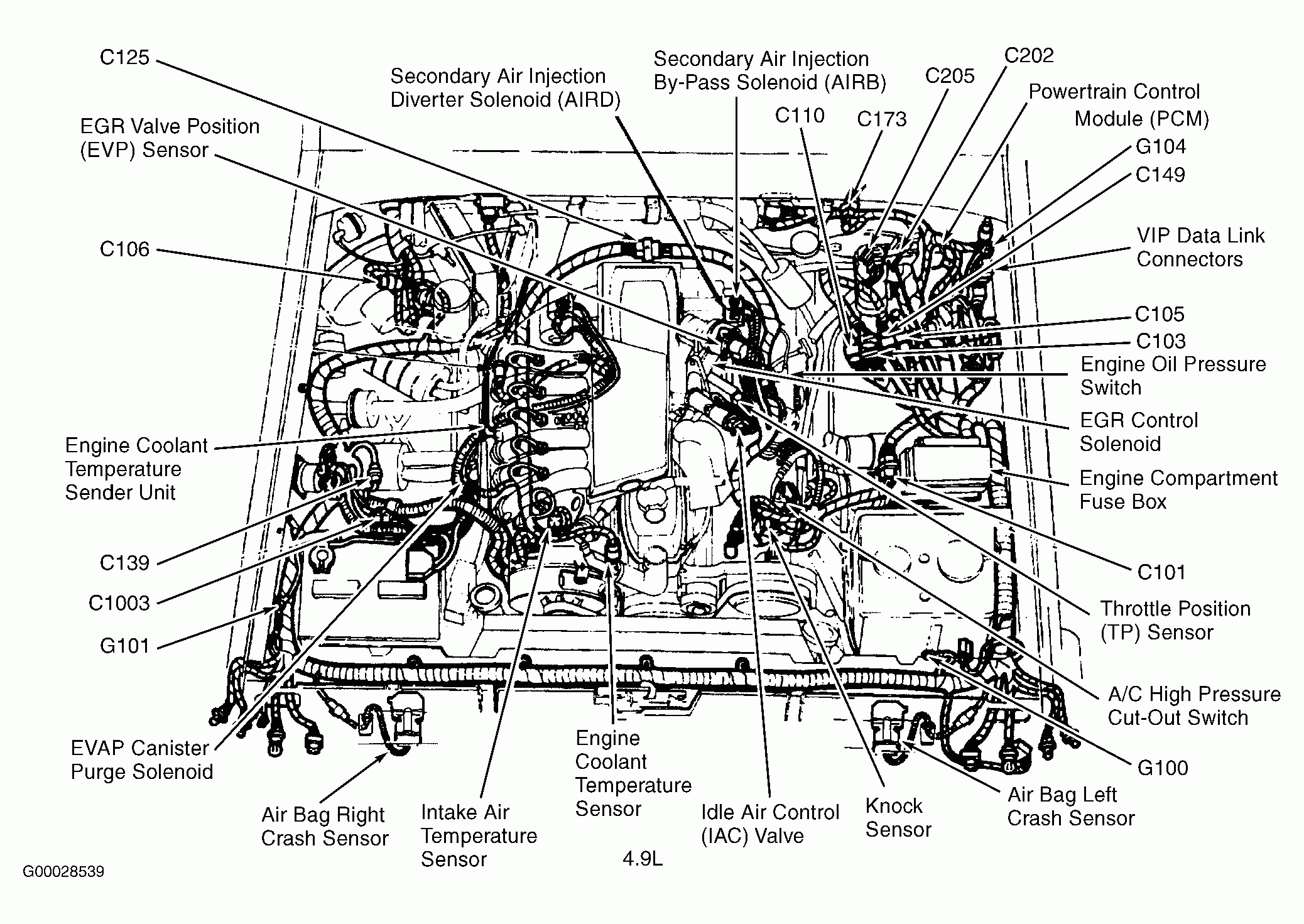 98 Ford F 150 Engine Diagram For 4 6l