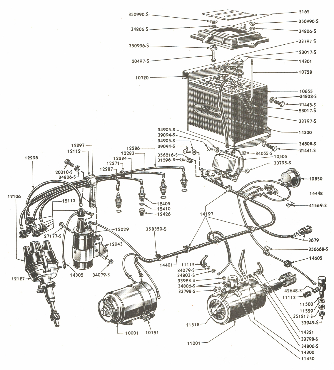 Diagram] 1950 Ford Tractor Wiring Diagram Full Version Hd