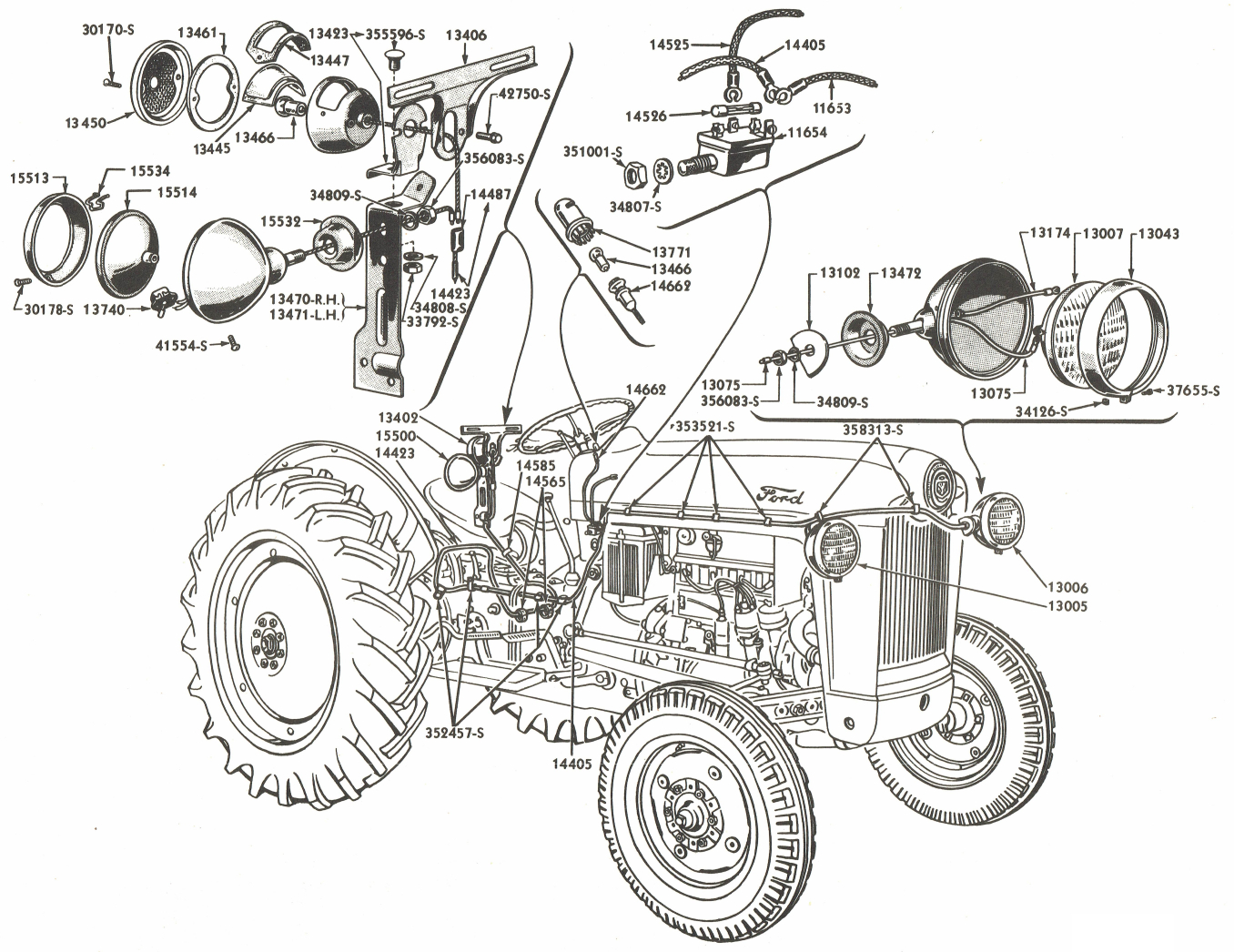 Firing Order For 1953 Ford Jubilee Tractor | Ford Firing Order