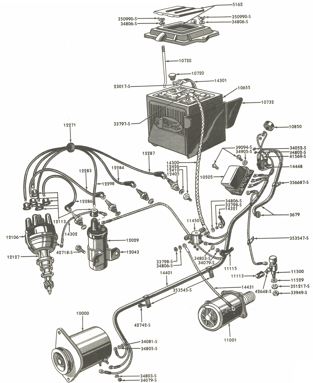 Diagram] 1953 Ford Jubilee Tractor Wiring Diagram Full