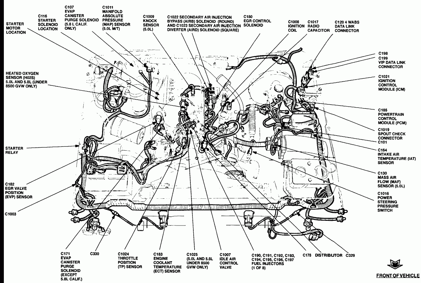Diagram] 1992 Ford F 150 Engine Diagram 5 8 - John Deere