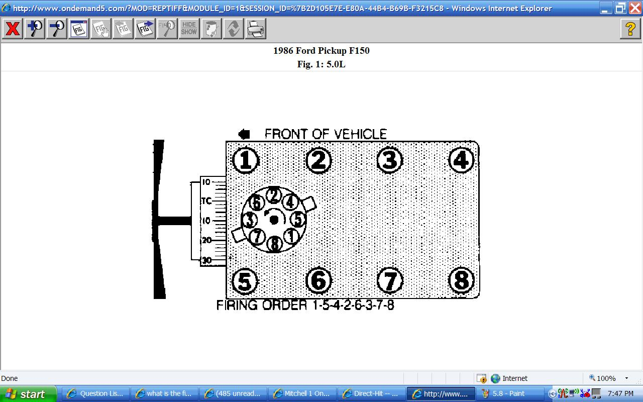 Ford Explorer Firing Order Wiring And Printable