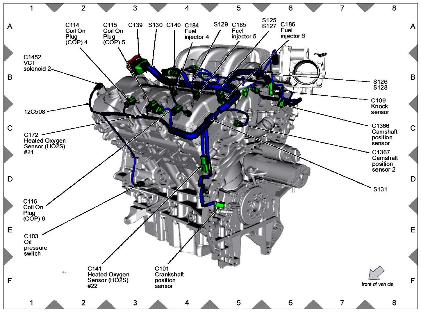 Diagram] 2007 Ford Edge Engine Diagram Oil Sensor Full