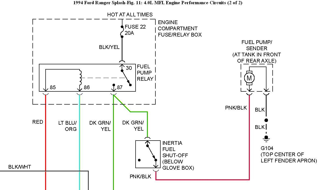Diagram] 89 Ford Ranger Injector Wiring Diagram Full Version