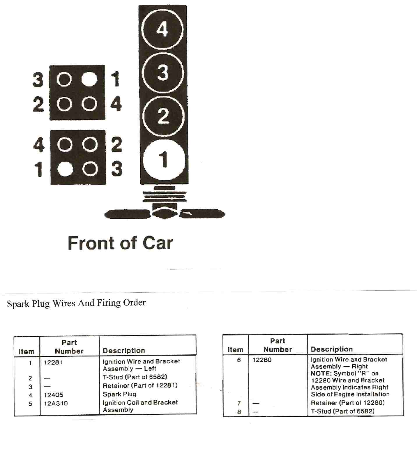 2004 Ford Mustang 3.9 Firing Order | Wiring and Printable