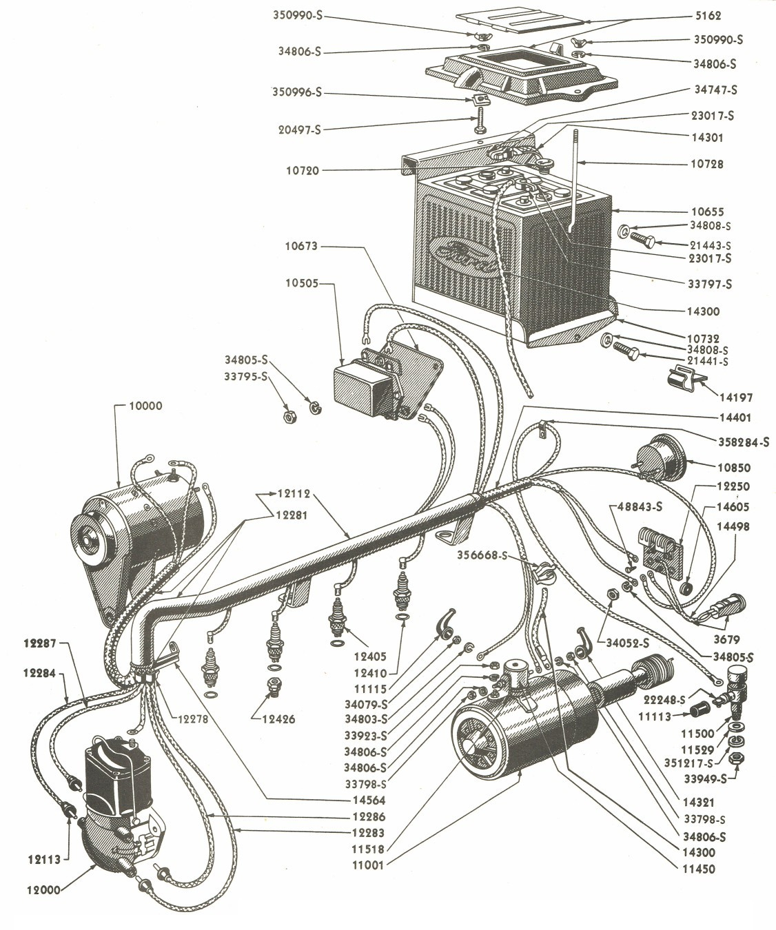 Firing Order For 1953 Ford Jubilee Tractor Ford Firing Order