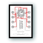 Firing Order Decal For Dodge Chrysler Small Block 273 318