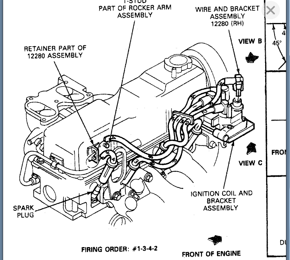 Firing Order Diagram: Need Diagram For Firing Order.