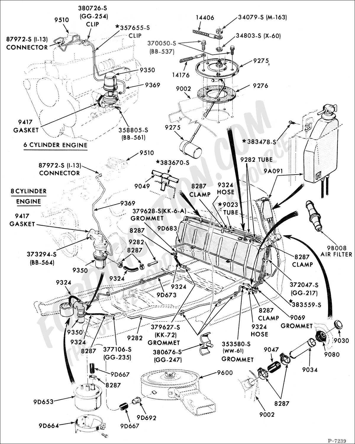 Ford Truck Technical Drawings And Schematics - Section E