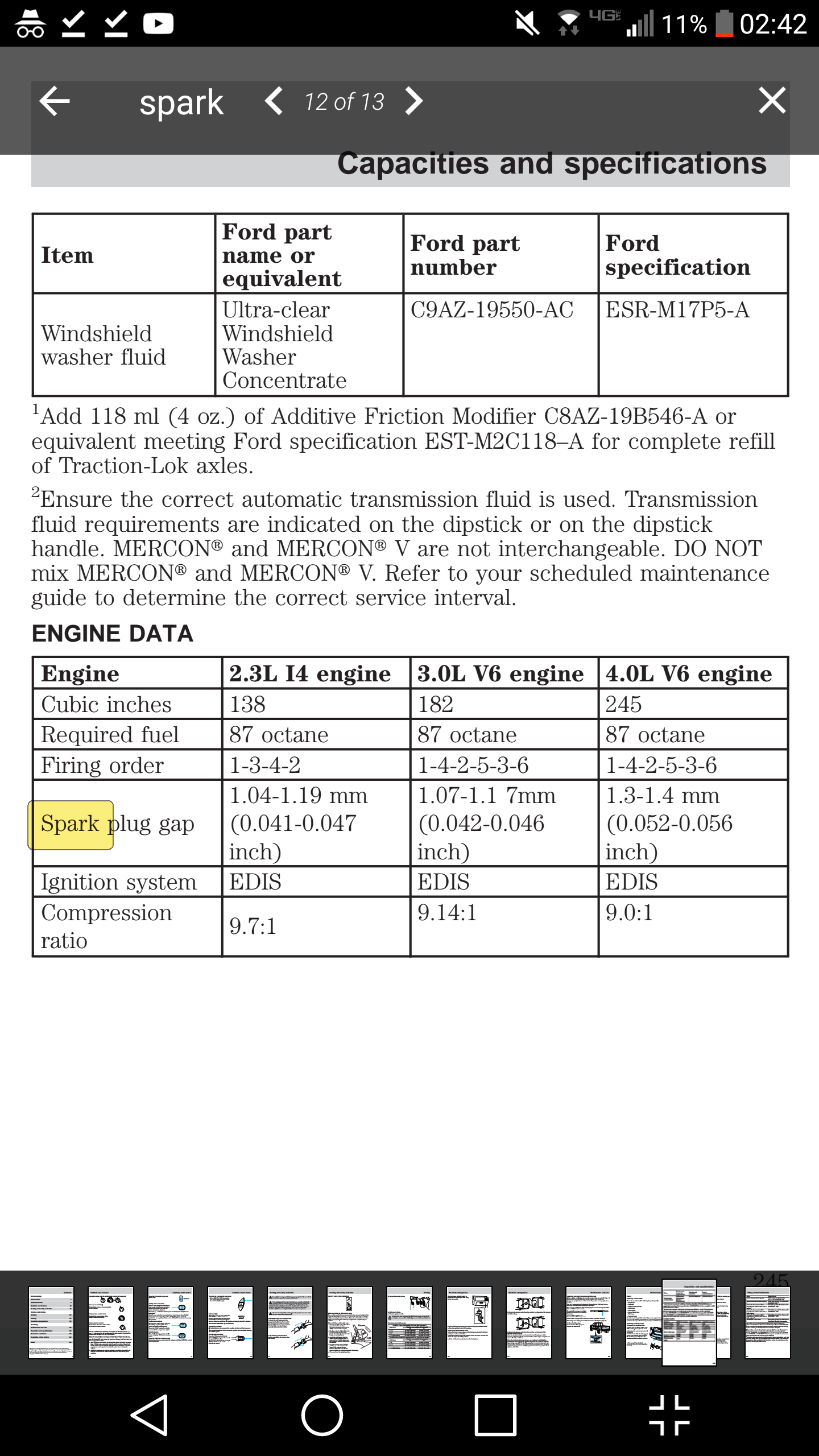 Spark Plug Specs - 2001 Ranger 4.0L - Ranger-Forums - The