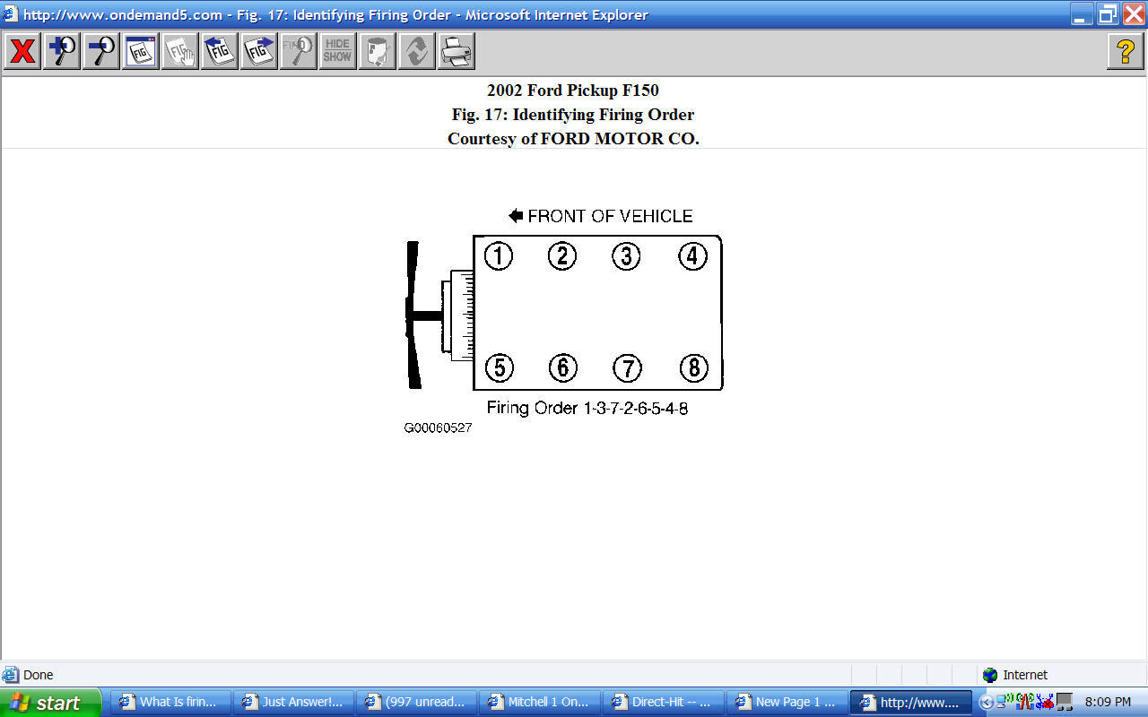 What Is Firing Order On 4.6 Liter