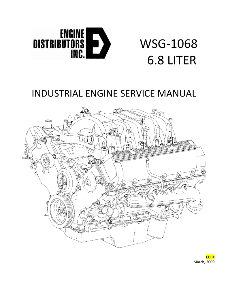 Wsg-1068 6.8 Liter - Edi Ford Industrial Engine