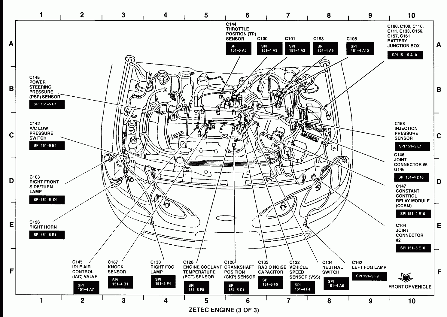 Zetec Engine Diagram - Wiring Diagrams Data