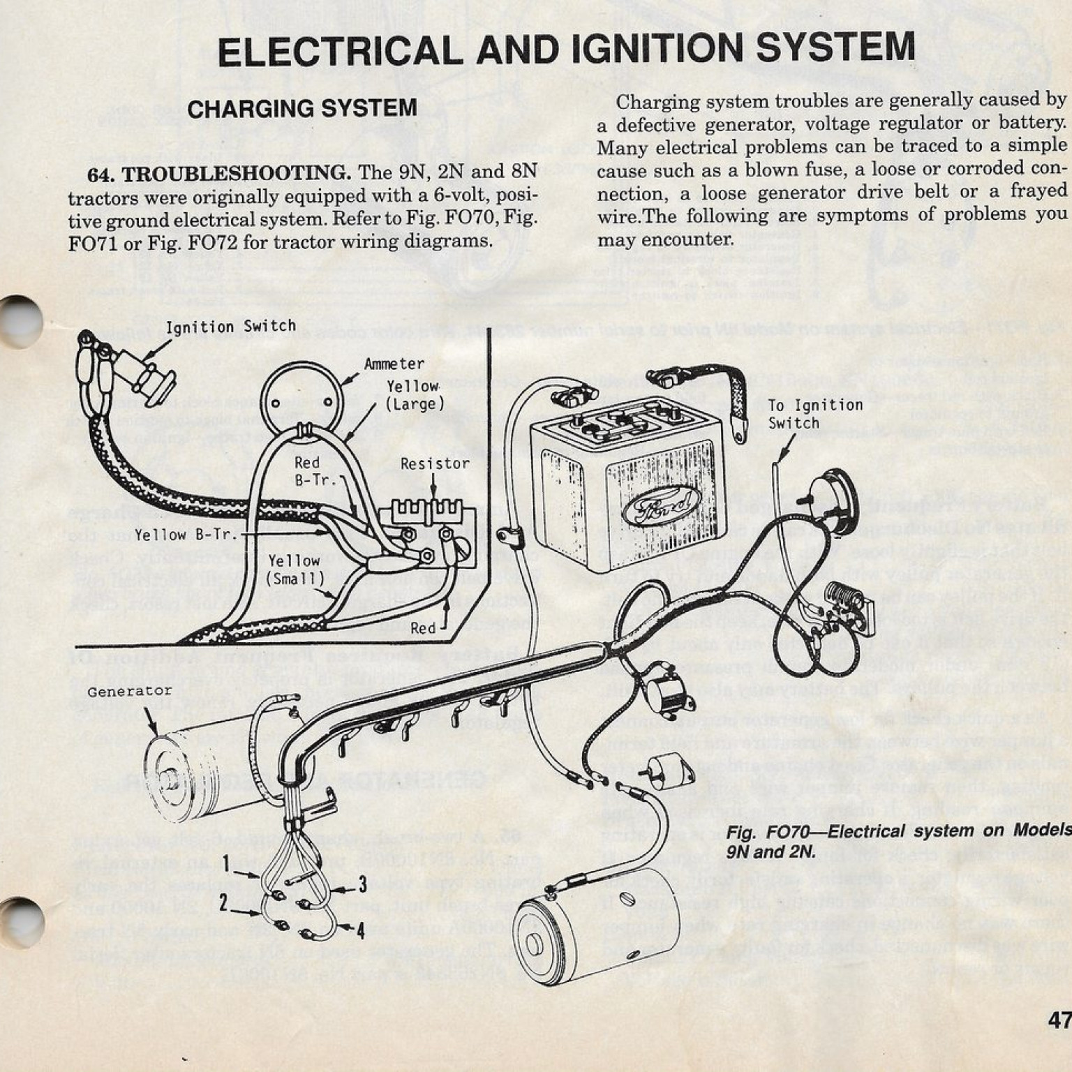 Ford 8n Firing Order Front Mount | Wiring and Printable