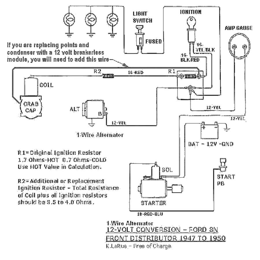 1952 Ford 8n Firing Order | Wiring and Printable