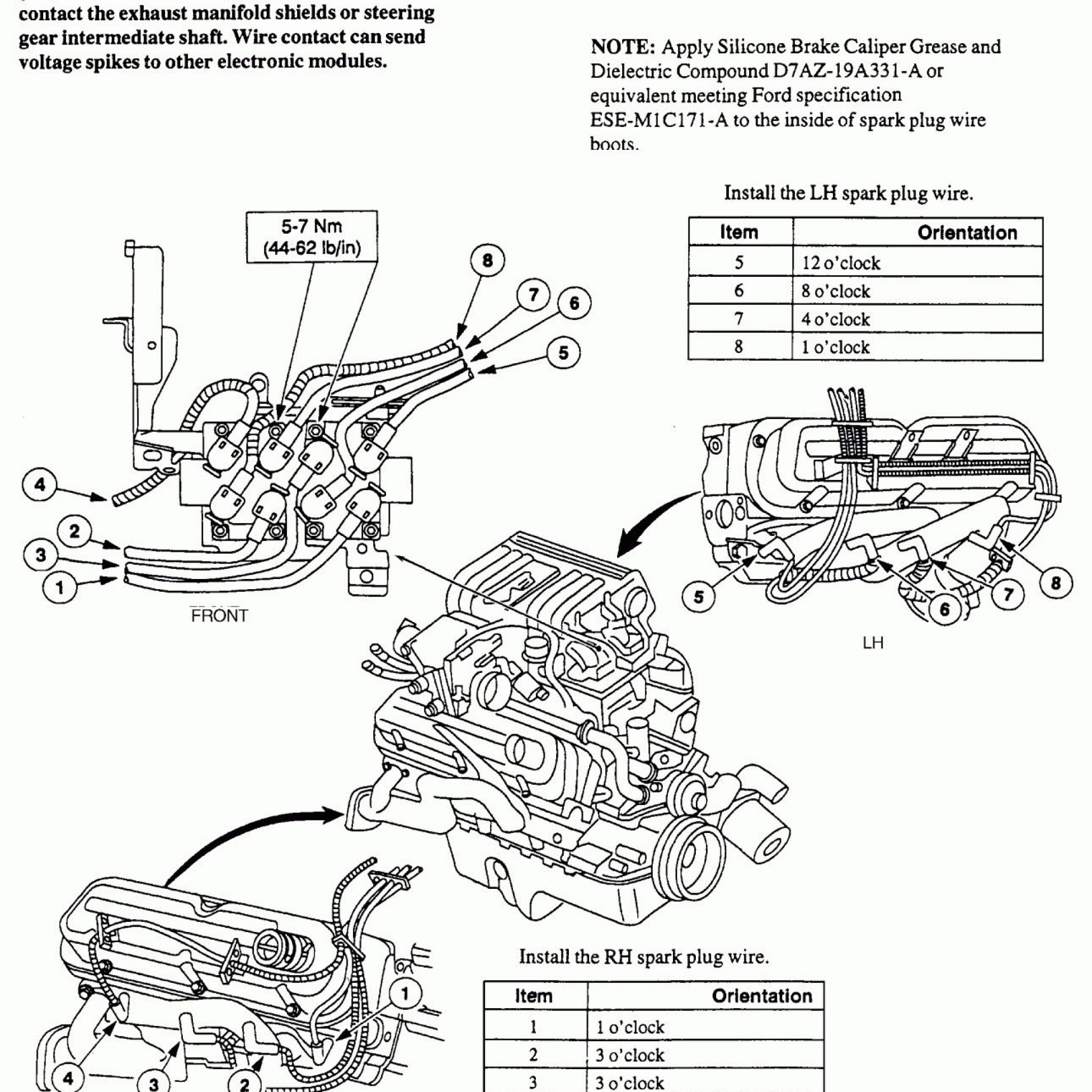 98 Ford Ranger 3.0 Firing Order Wiring and Printable