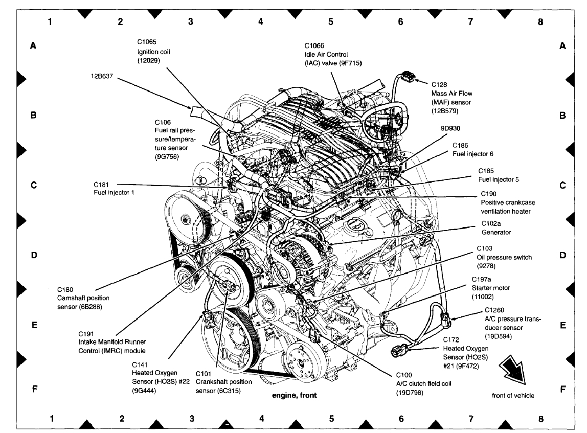 2005 Ford Freestar 39 L Firing Order Wiring And Printable