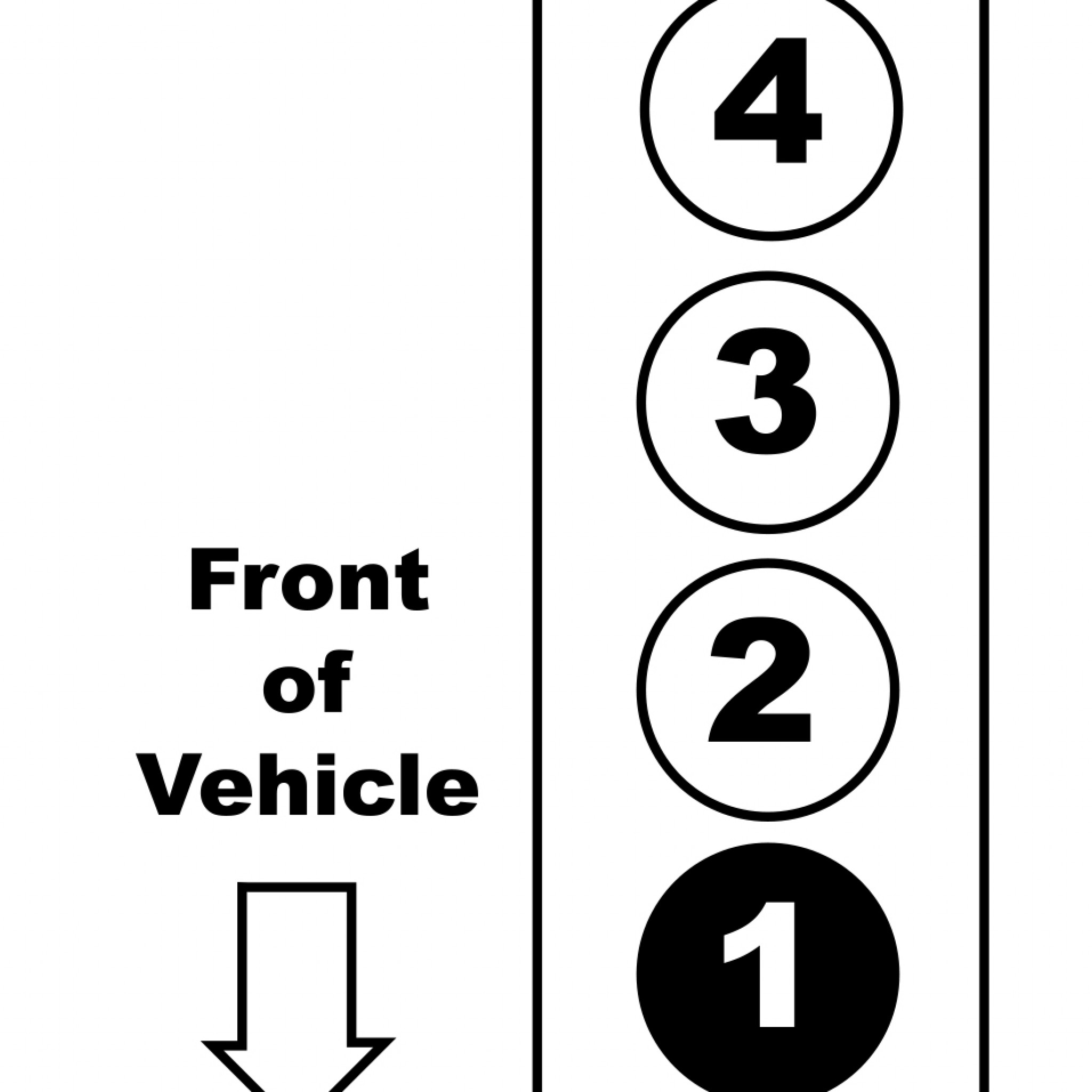 Ford 4.0 Coil Pack Firing Order Wiring and Printable
