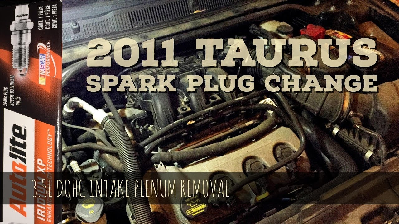 2011 Taurus 3.5L Dohc Spark Plug Change – Intake Plenum Upper Manifold  Removal (Easy)