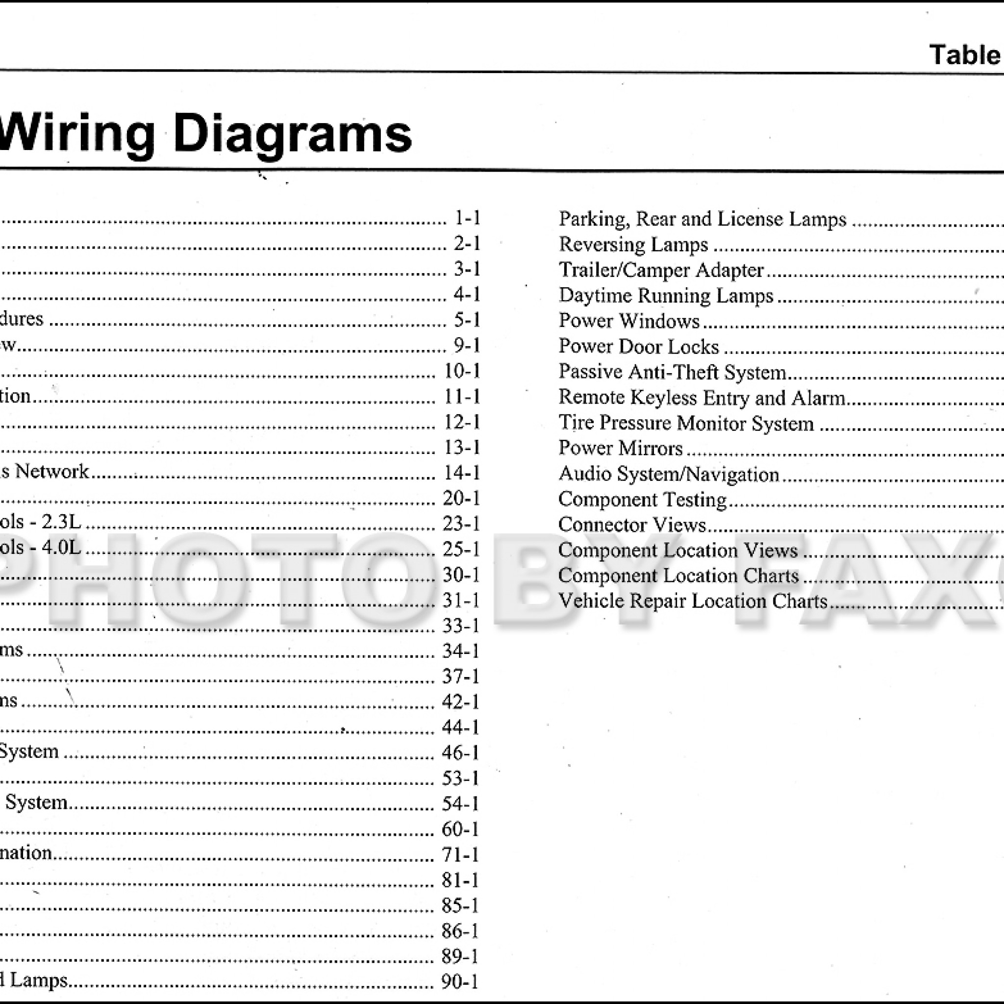 2008 Ford Taurus X Firing Order Wiring and Printable