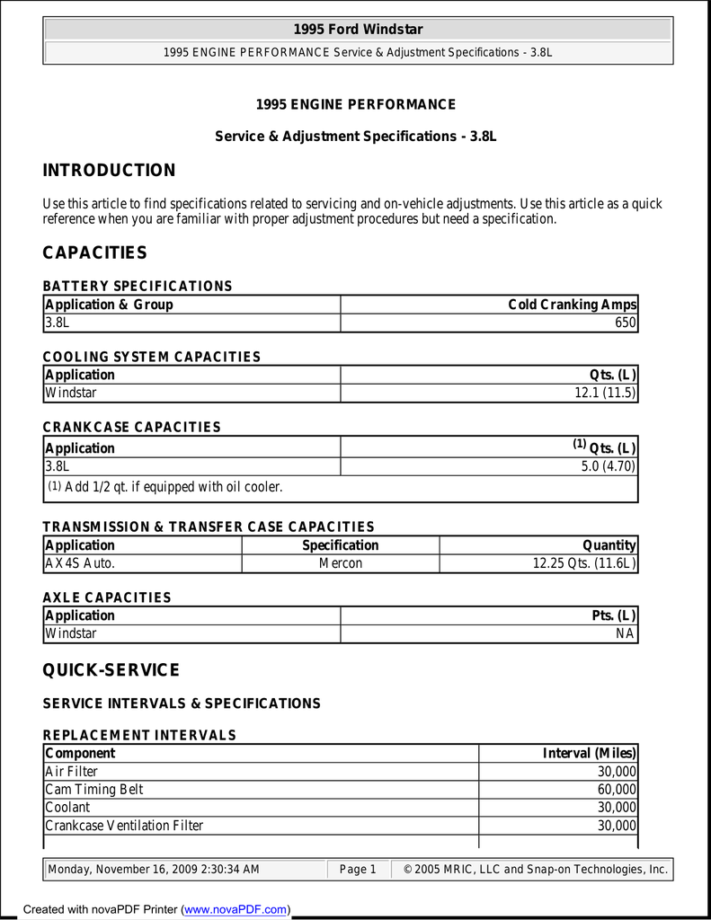 Capacities | Manualzz