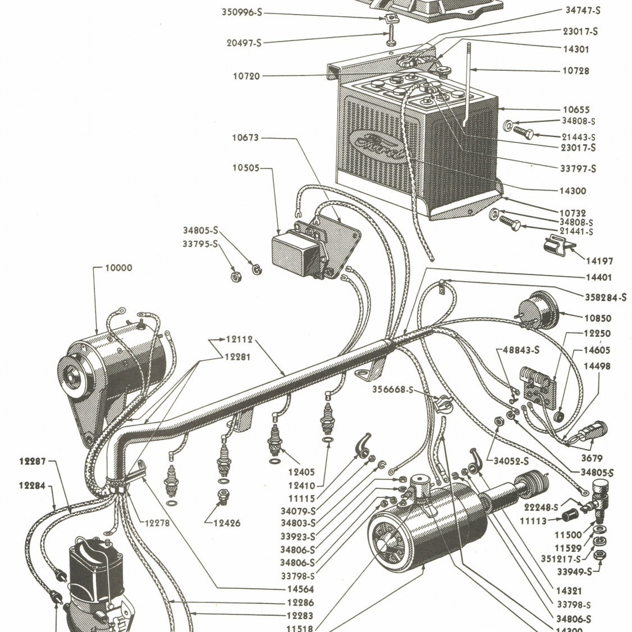 1956 Ford Tractor Wiring Diagram - Earthium