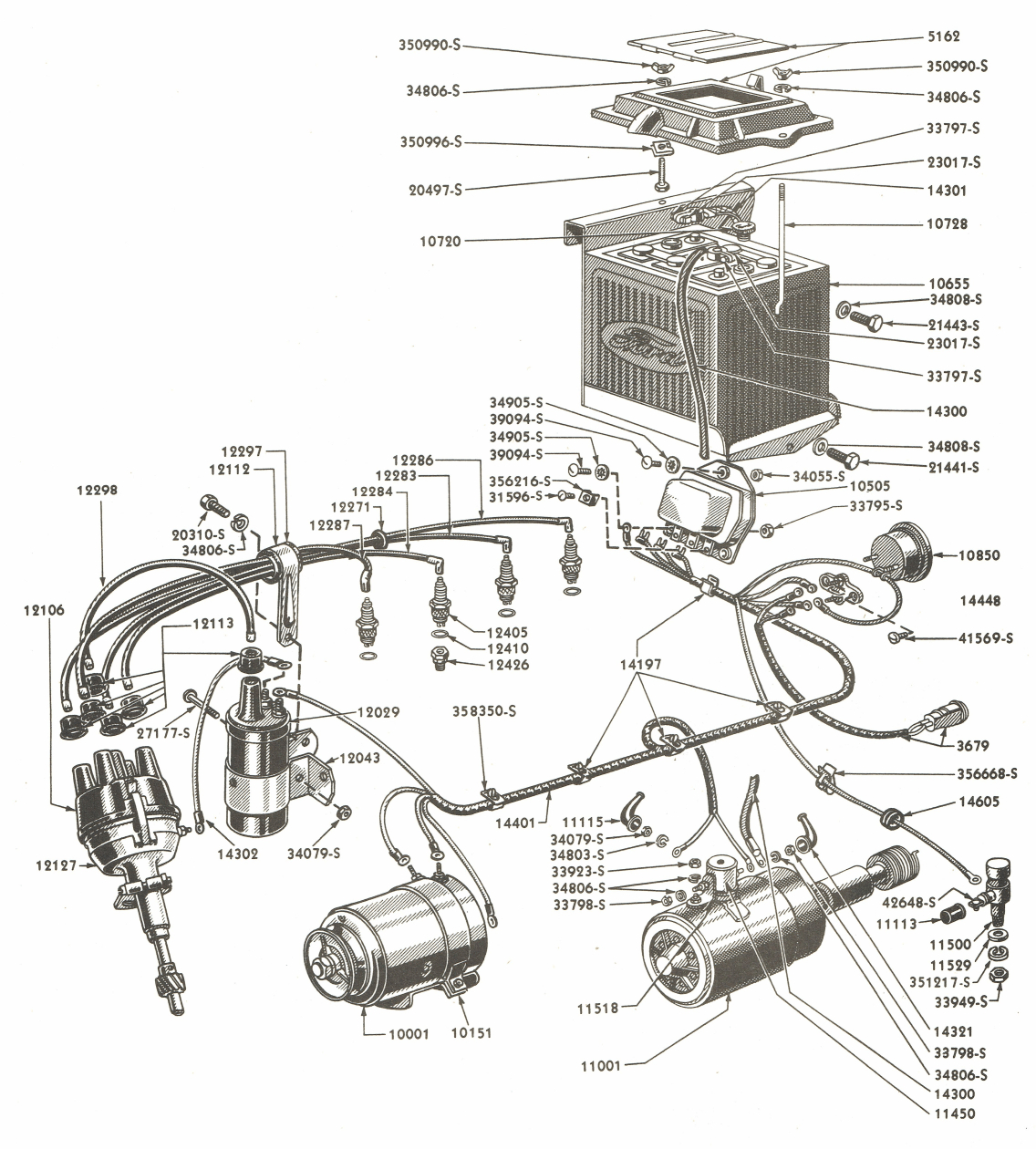 Diagram] 1963 Ford 2000 Tractor Wiring Diagram Full Version