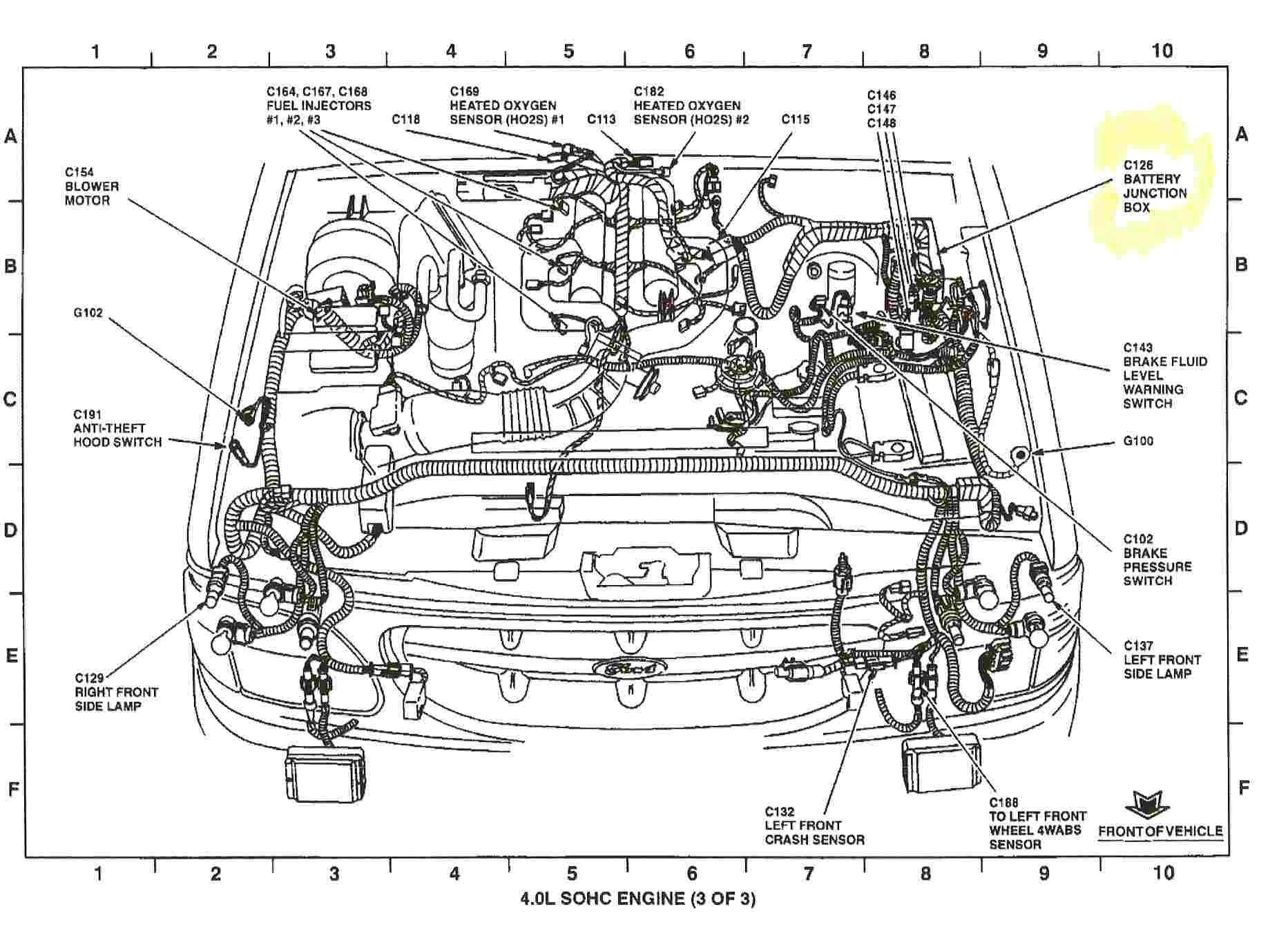 Diagram  1999 Ford Explorer 4 0 Engine Diagram Full