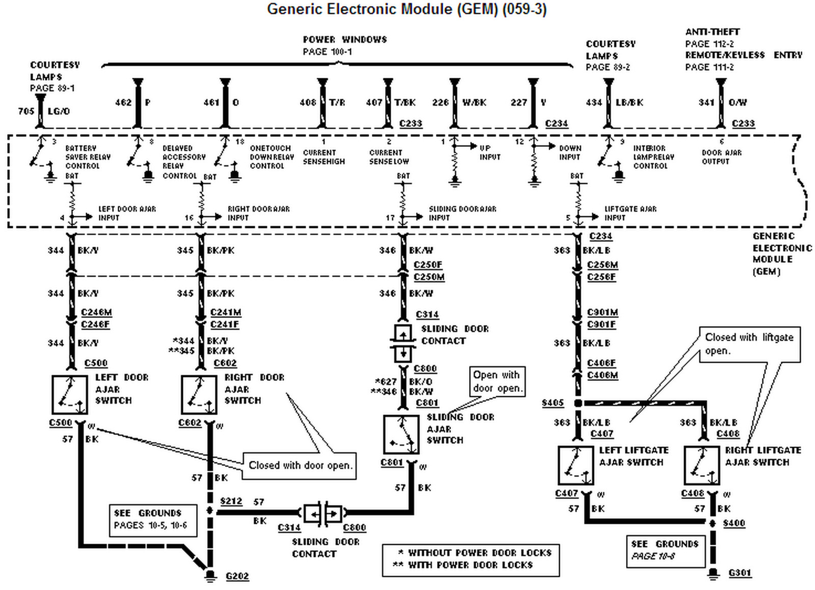 Diagram] 1999 Ford Windstar Wiring Diagram Original Full