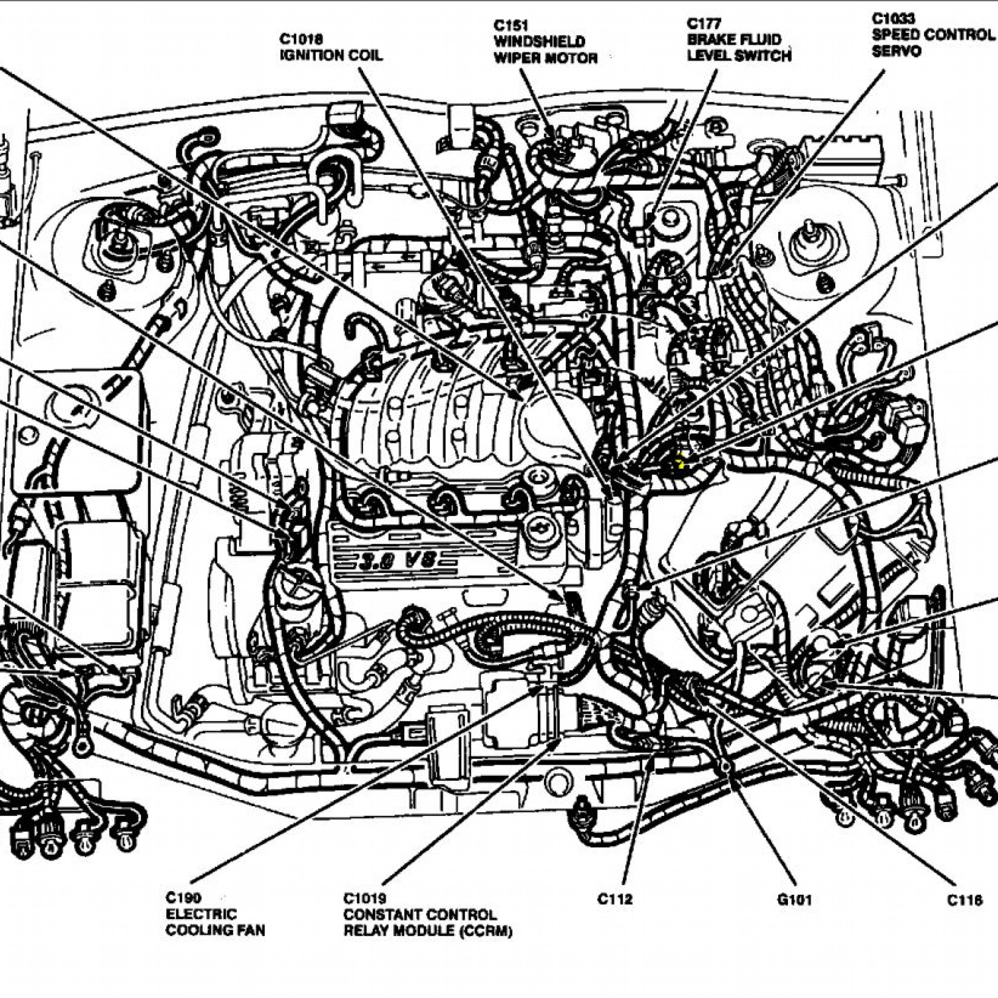 Diagram] 2001 Ford Taurus Ses Duratec Engine Diagram Full Wiring and