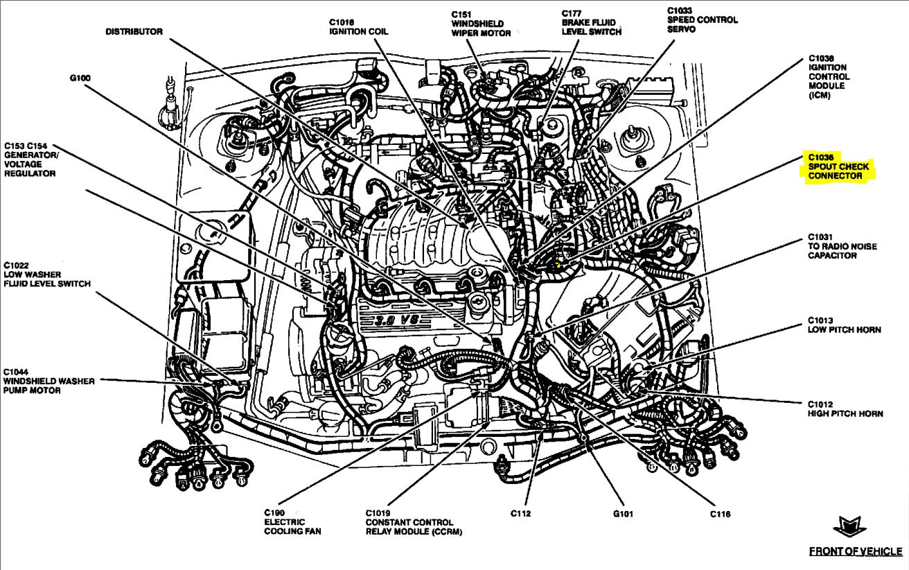 Diagram] 2001 Ford Taurus Ses Duratec Engine Diagram Full