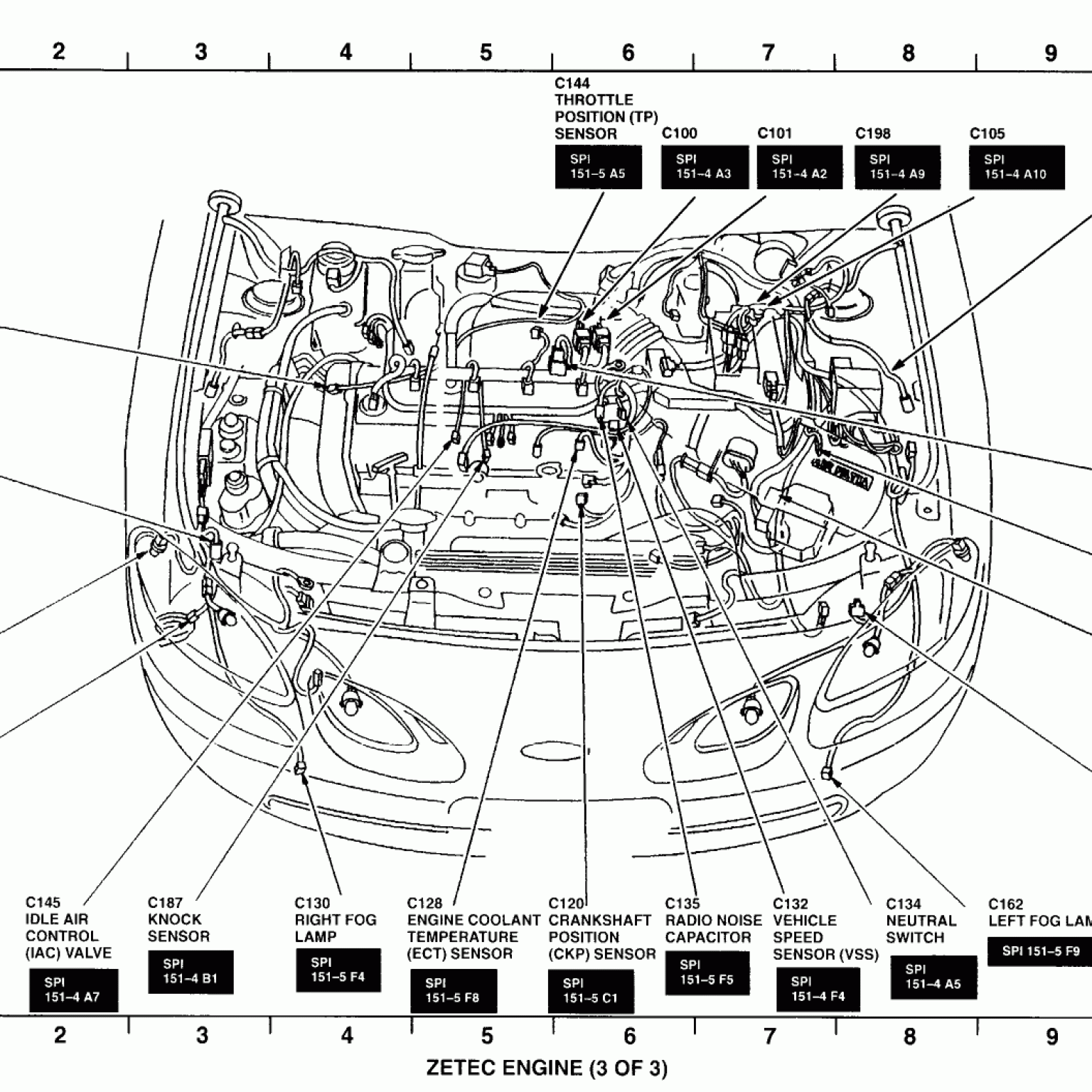 2000 Ford Focus 2.0 Firing Order Wiring and Printable