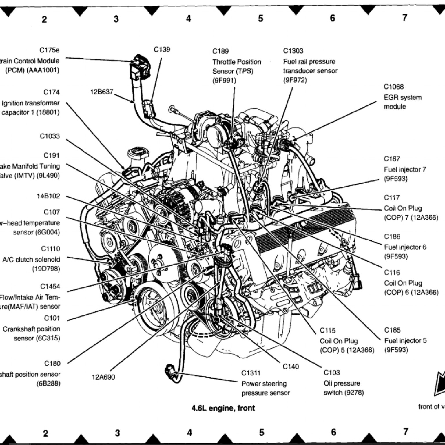 Diagram Of Ford F 150 V8 Engine