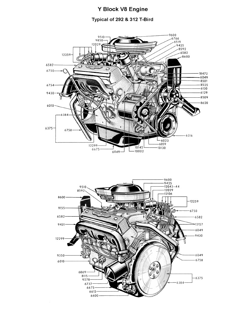 Diagram] 292 Y Block Ford Engine Diagram Full Version Hd