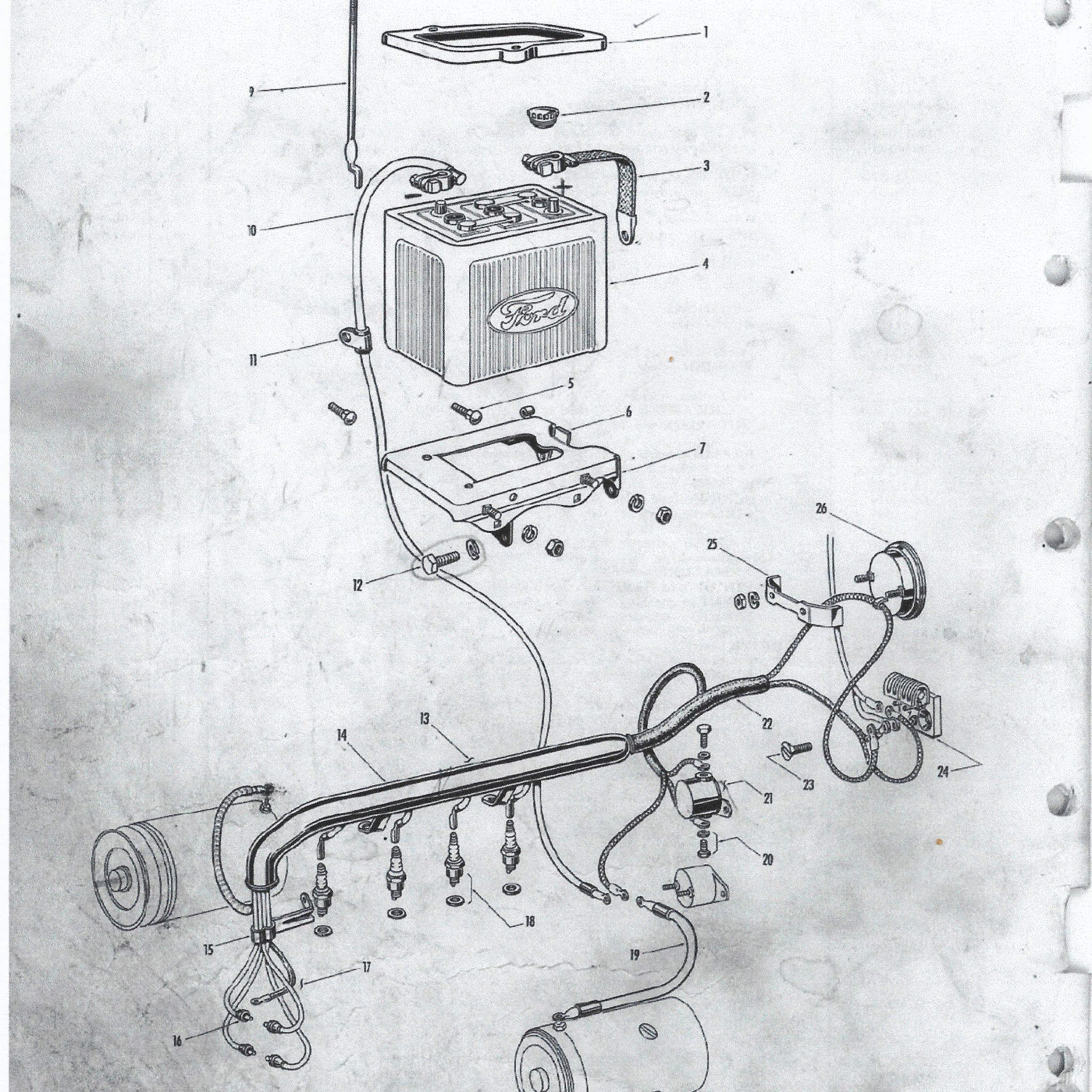 Ford 9n Firing Order Wiring and Printable