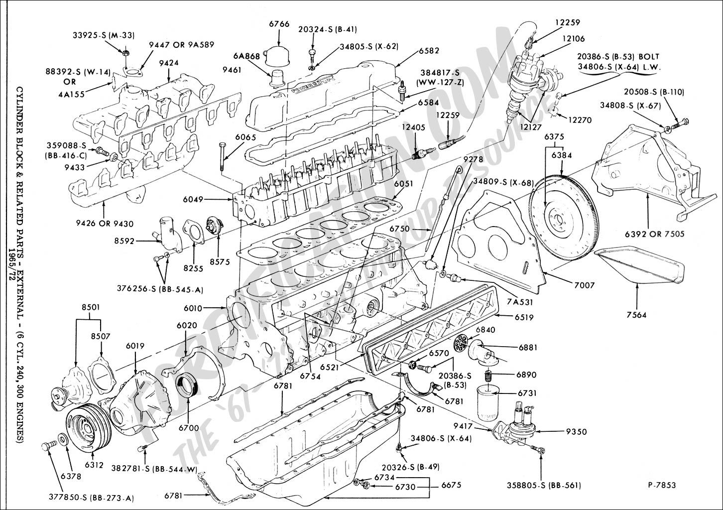 1990 Ford F150 4.9 Firing Order | Wiring and Printable