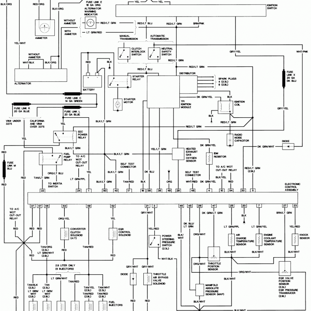 88 Ford Ranger 2.9 Firing Order | Wiring and Printable