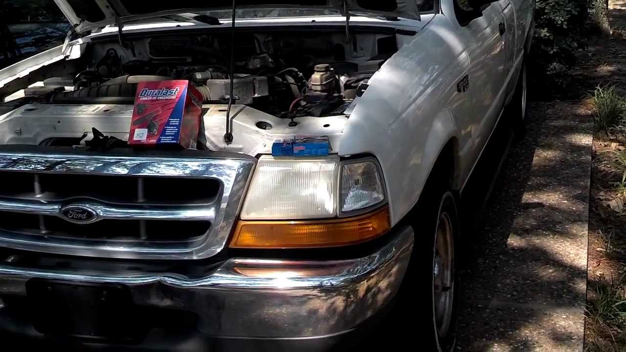 Ford Ranger Tune Up Spark Plugs, Wires, And Ignition Distributor Module  Replacement - Votd