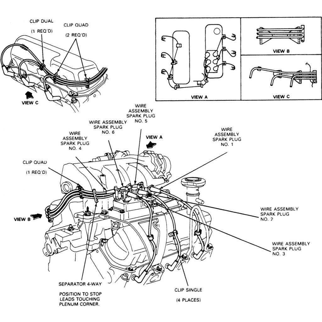 2006 Ford Taurus 3.0 L Firing Order | Wiring and Printable