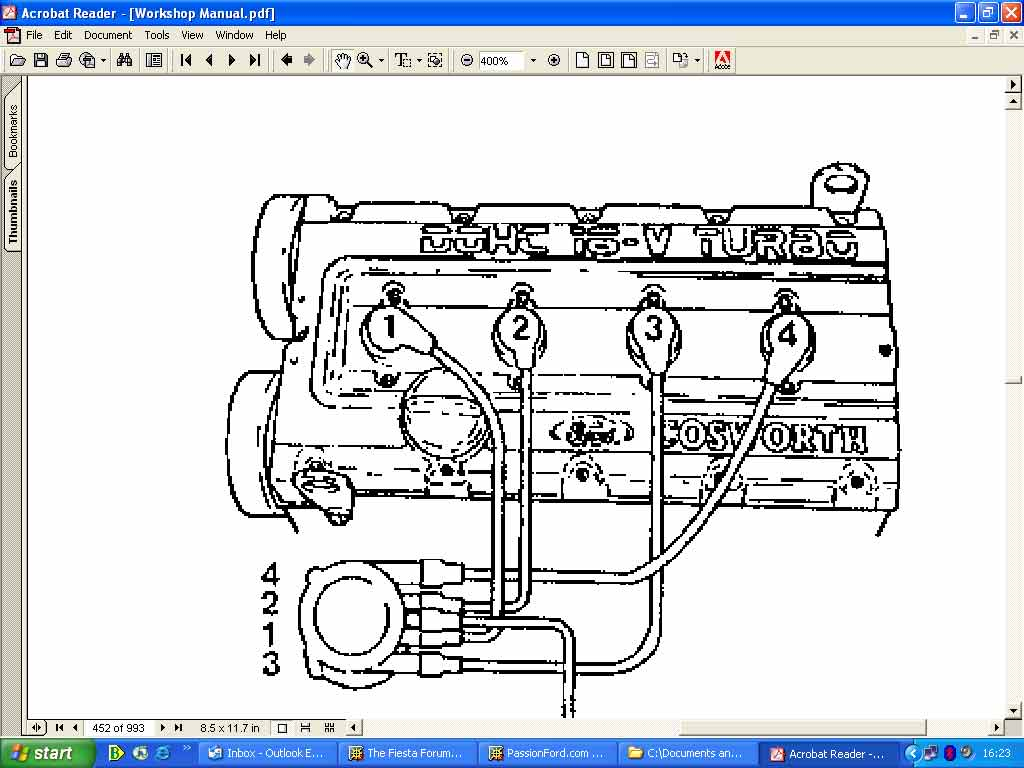 Sapphire Cosworth 4X4 Firing Order Needed - Passionford