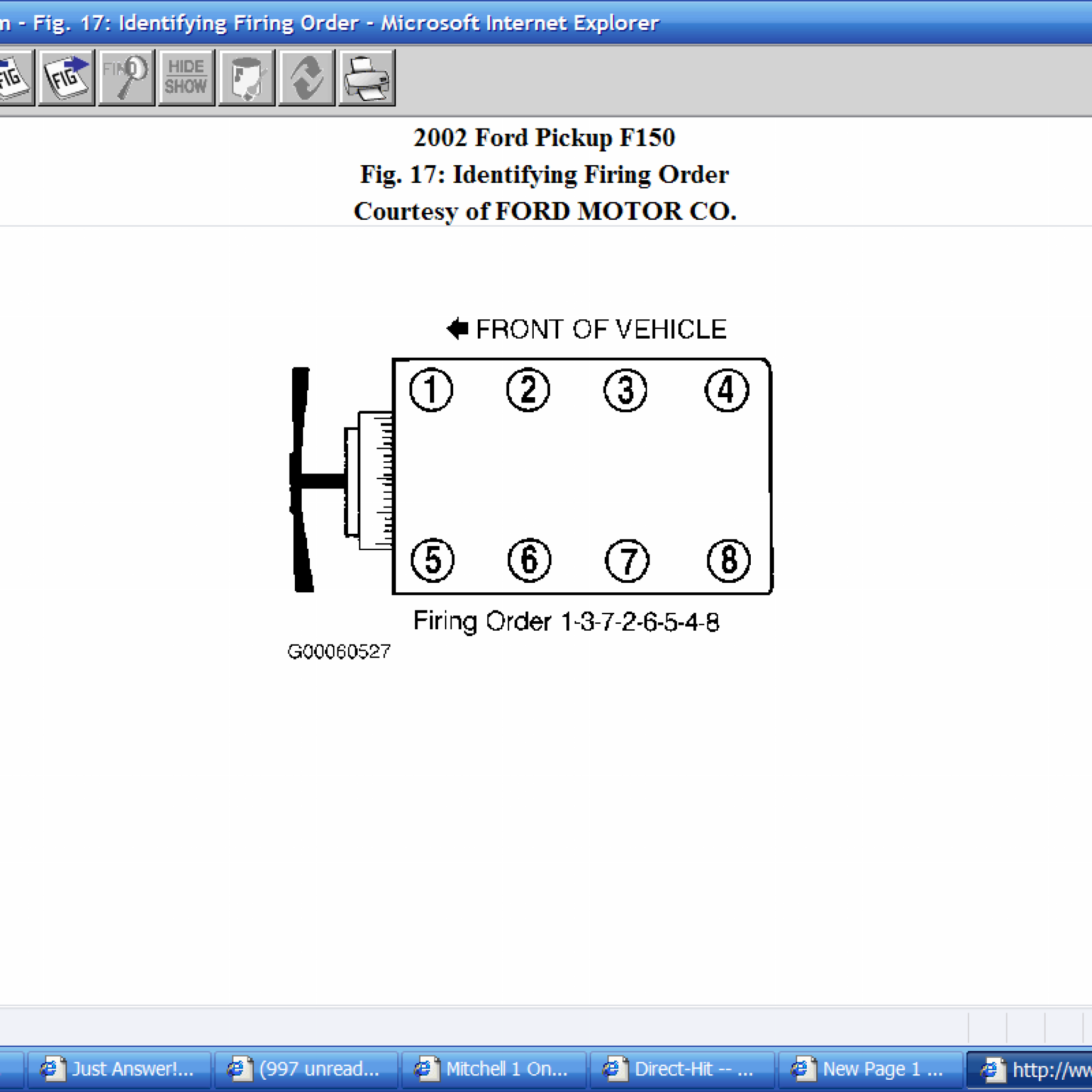 Firing order 5 cylinder engine