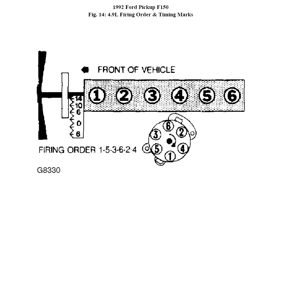 1990 Ford F150 49 Firing Order Wiring And Printable