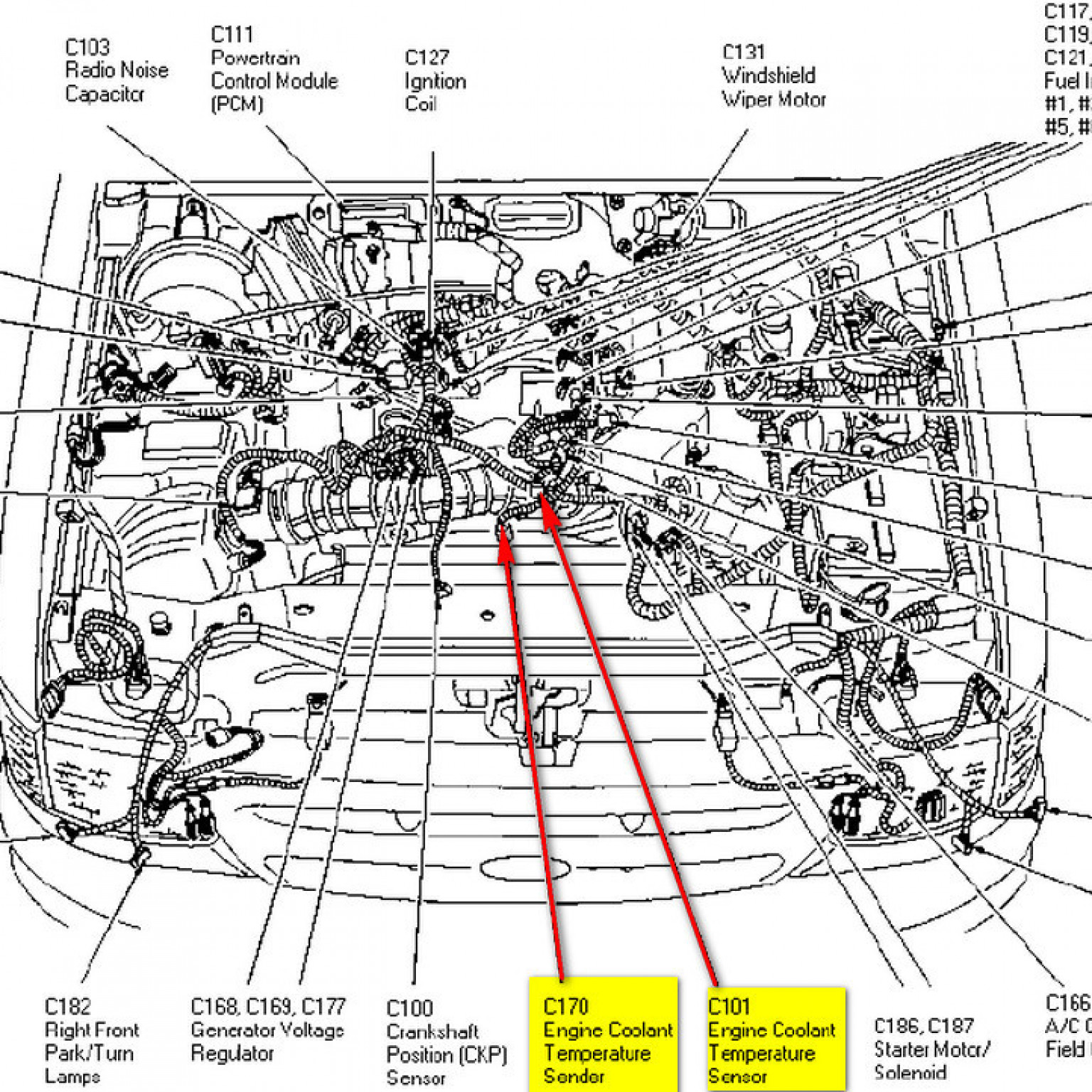 04Daa7 97 Ranger Xlt 4Cyl Wiring Diagram Wiring Resources Wiring