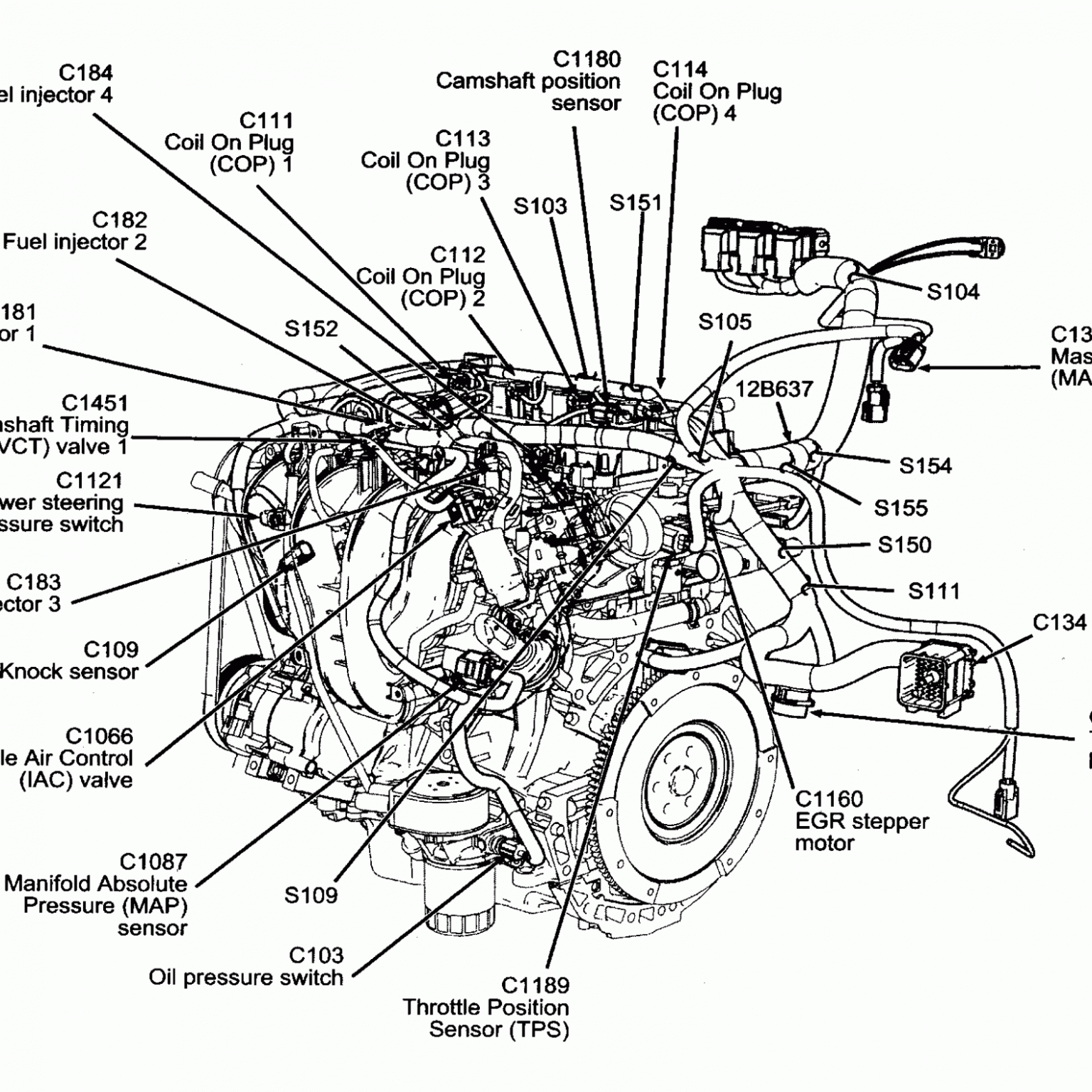 2010 Ford Escape 3.0 Firing Order | Wiring and Printable