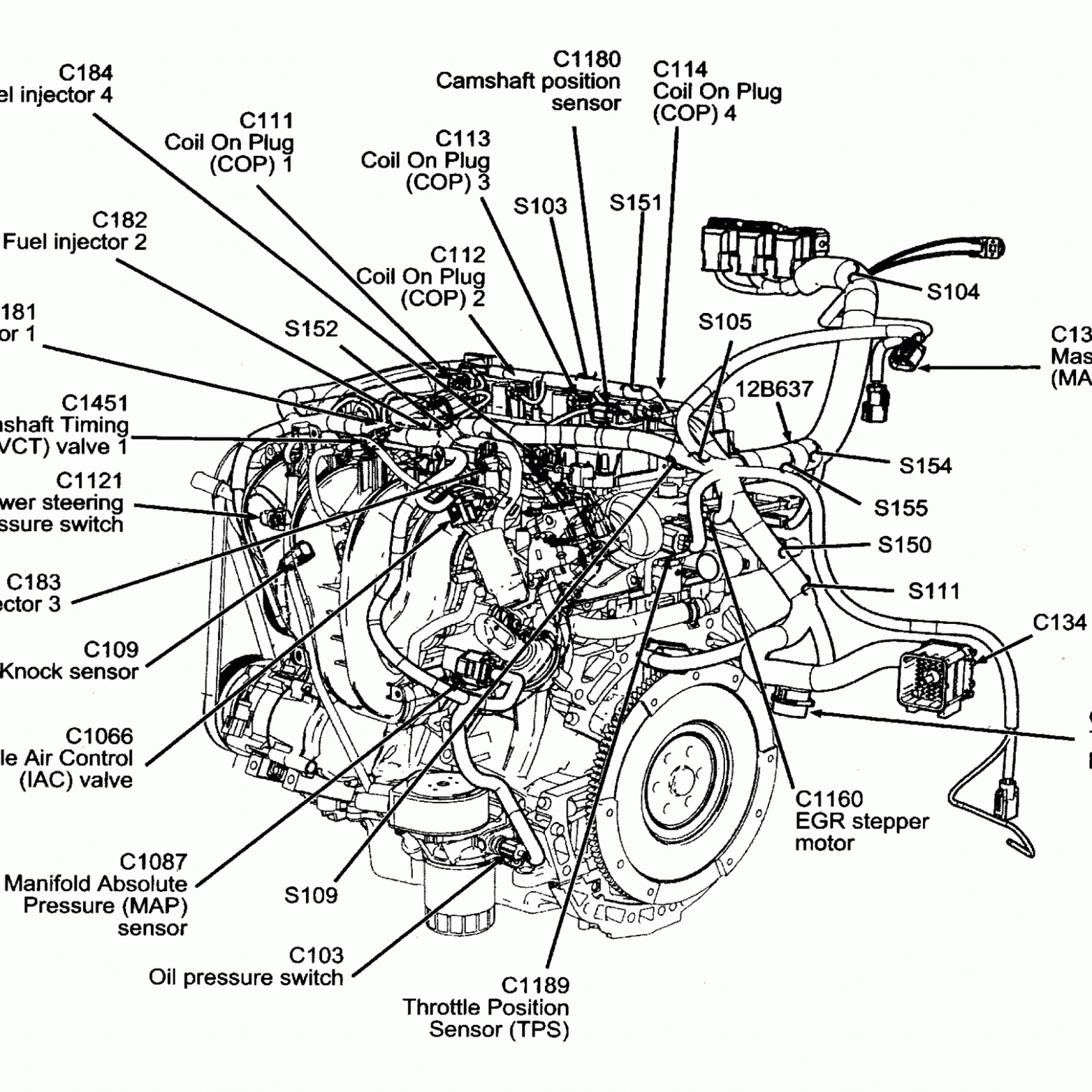 2008 Ford Escape 3.0 Firing Order | Wiring and Printable