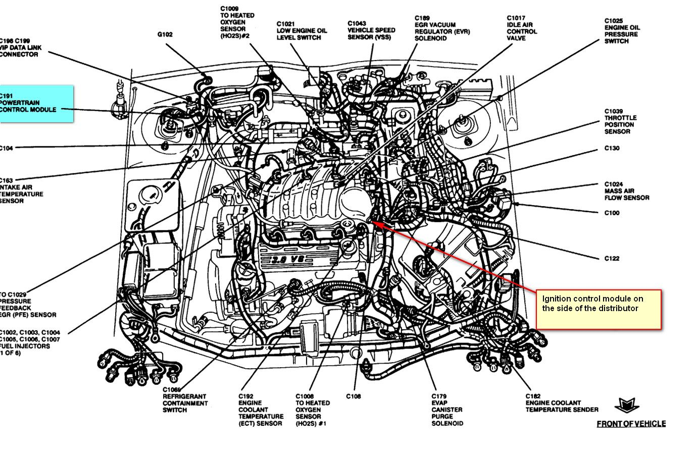 2003 Ford Taurus V6 Engine Diagram - 2003 Jeep Liberty
