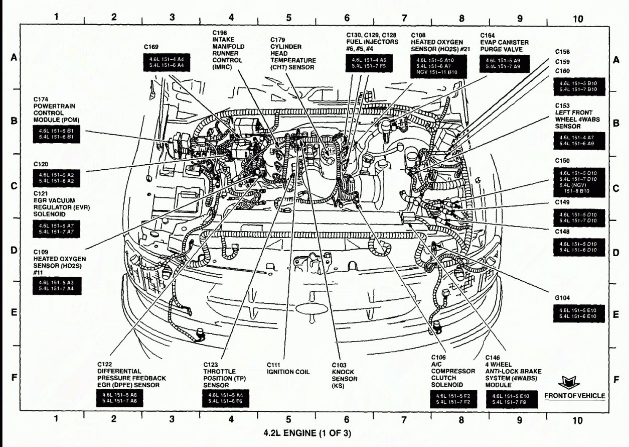 2006 Ford 4.2L Engine Diagram - Wiring Diagrams Database Beg