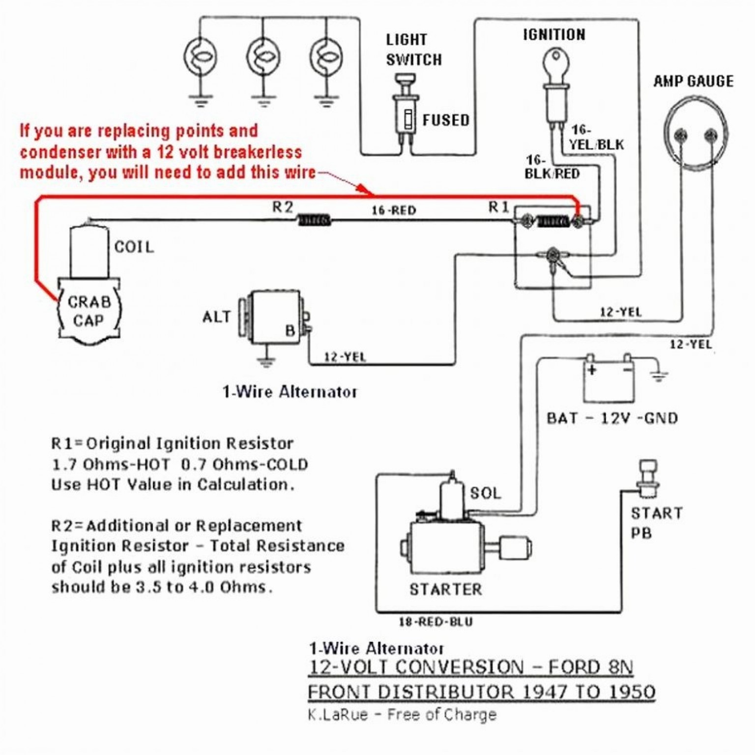 1963 Ford 2000 Tractor Wiring Diagram